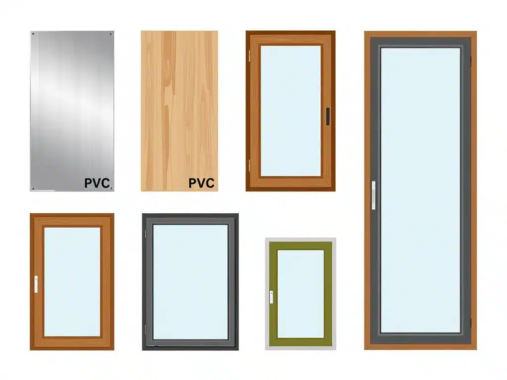 baie vitrée fixe choix matériaux et tailles