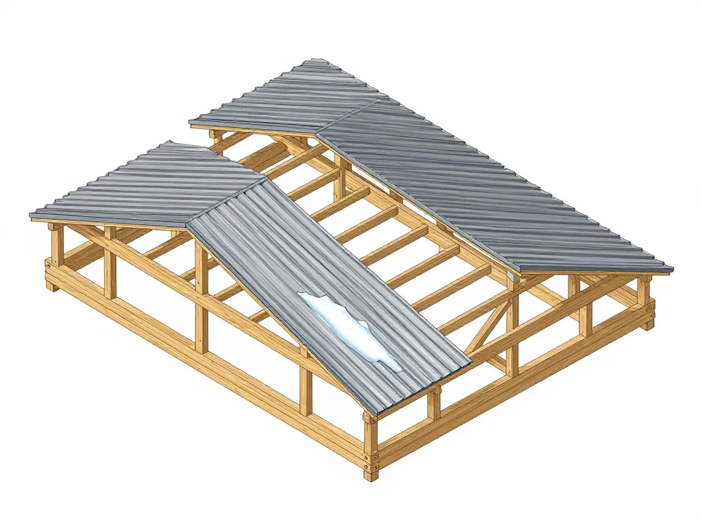 diagramme espacement chevron bac acier isolé et comparé