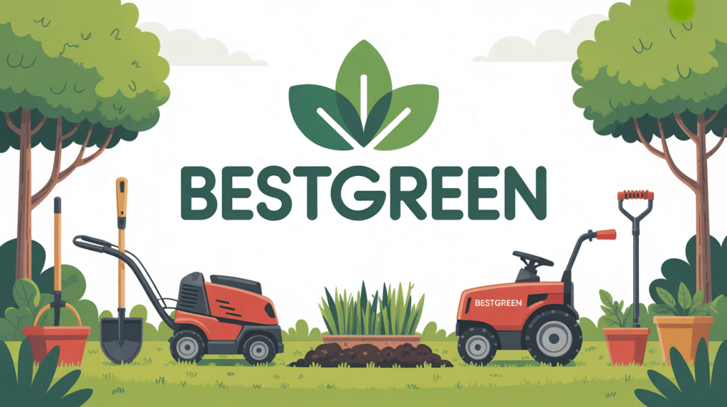 Illustration Bestgreen guide équipement jardinage