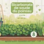 bicarbonate de soude contre le ver du poireau illustration jardinage naturel