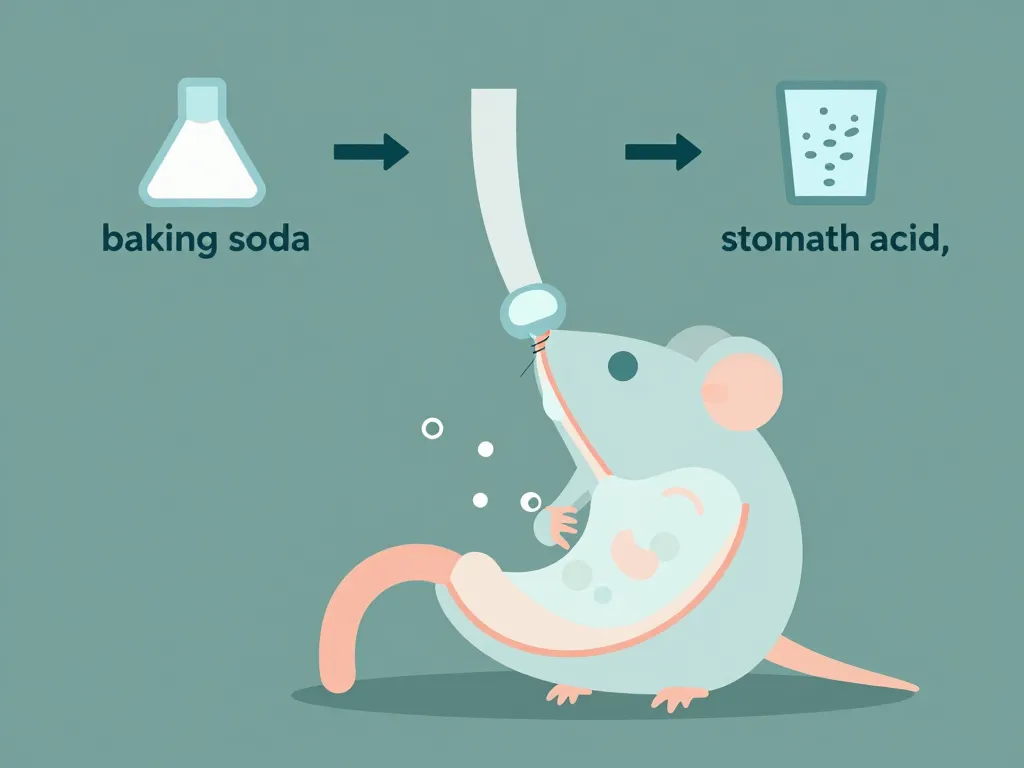 bicarbonate de soude pour tuer les rats diagramme
