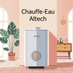 chauffe eau altech illustration moderne minimaliste