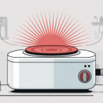 chauffe-eau voyant rouge fixe image vectorielle sécurité