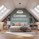combles aménagés faible hauteur solutions astucieuses