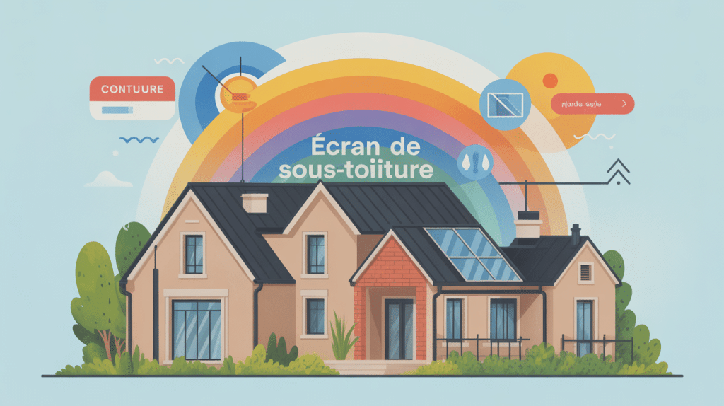illustration écran sous-toiture obligatoire rt 2020 protection toiture