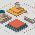 schéma épaisseur colle carrelage 2 cm