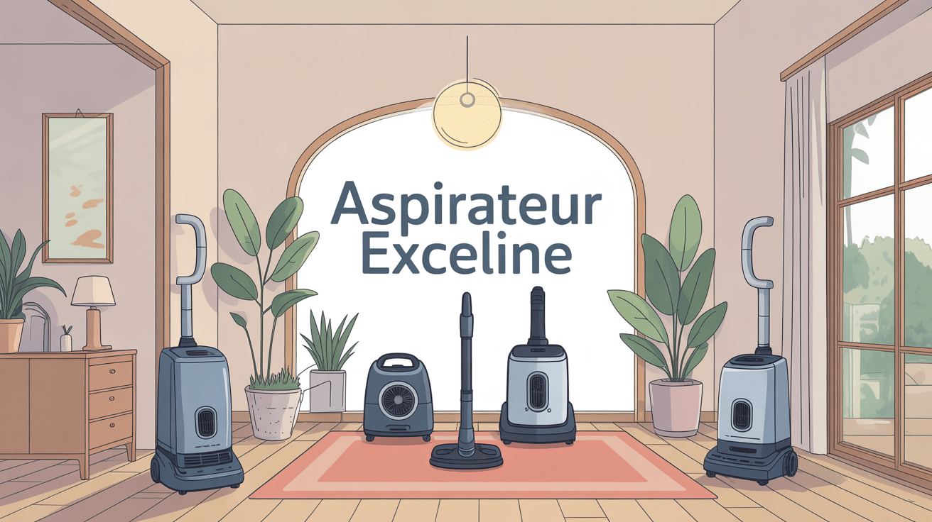illustration aspirateurs exceline traineau et balai