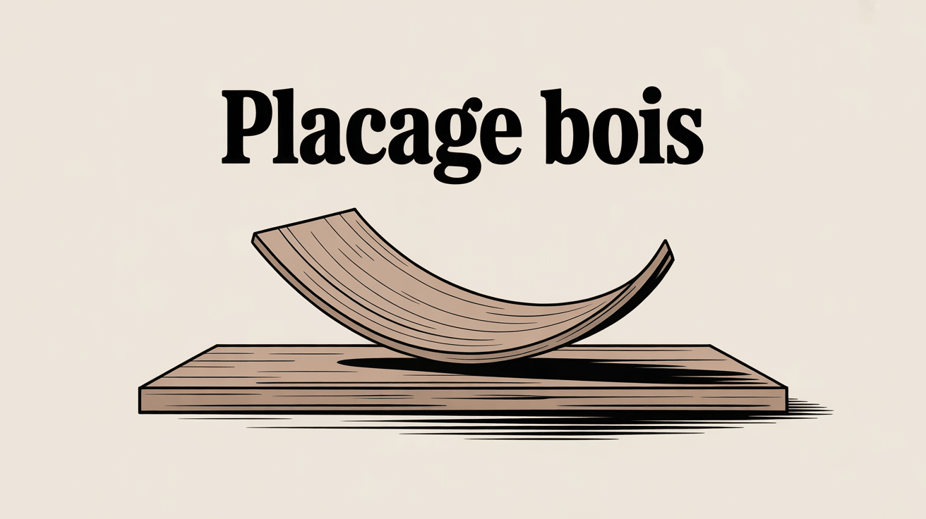 Exploration et innovations des techniques de placage bois, illustration moderne, feuille de bois, textures naturelles