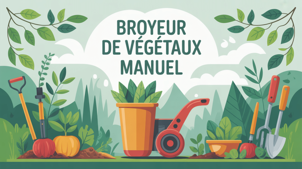 Fabriquer un broyeur de végétaux manuel, outils et plans en situation