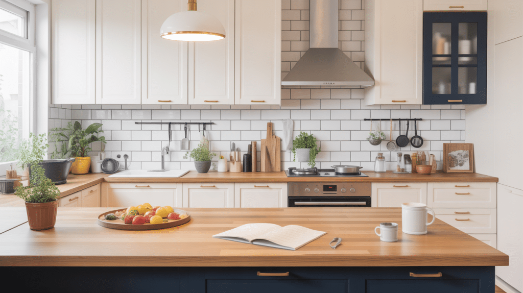 feuille stratifié à coller sur plan de travail vue globale moderne