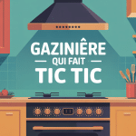 gaziniere qui fait tic tic ambiance cuisine sécurisée
