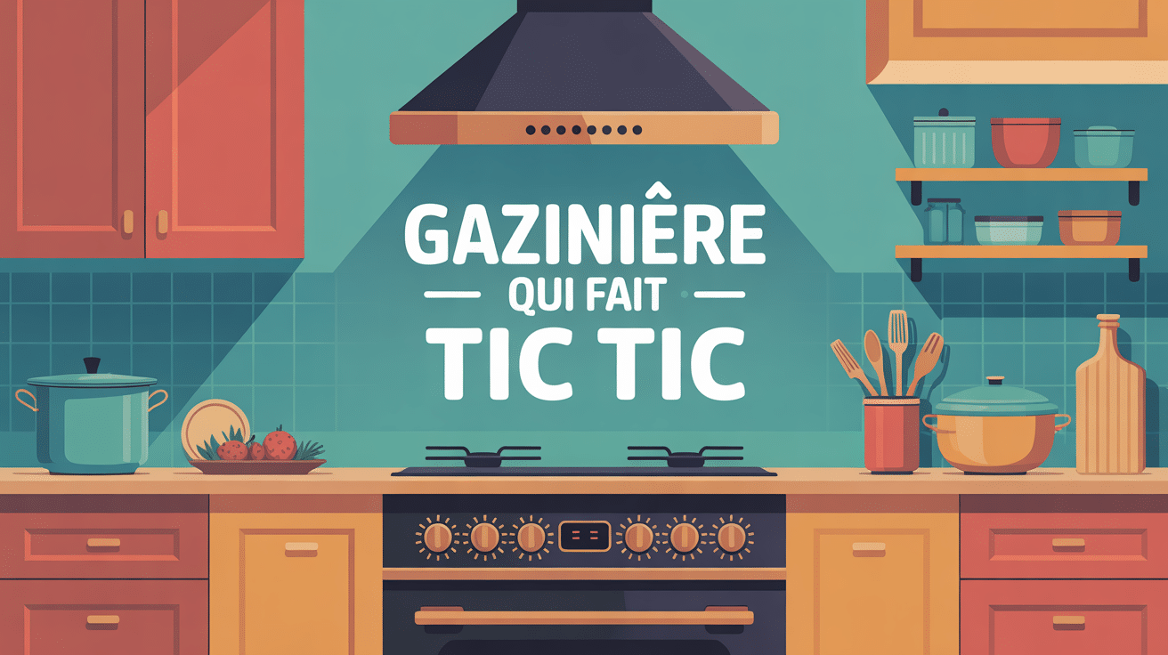 gaziniere qui fait tic tic ambiance cuisine sécurisée