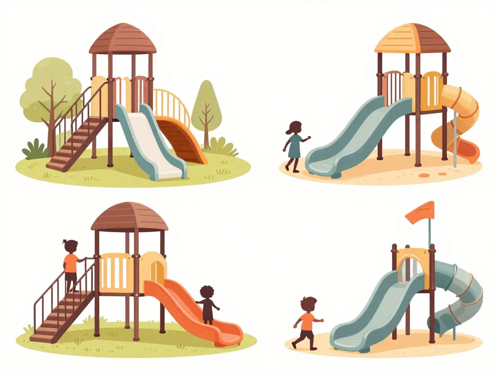 glissiere toboggan droit ondulé tube usages