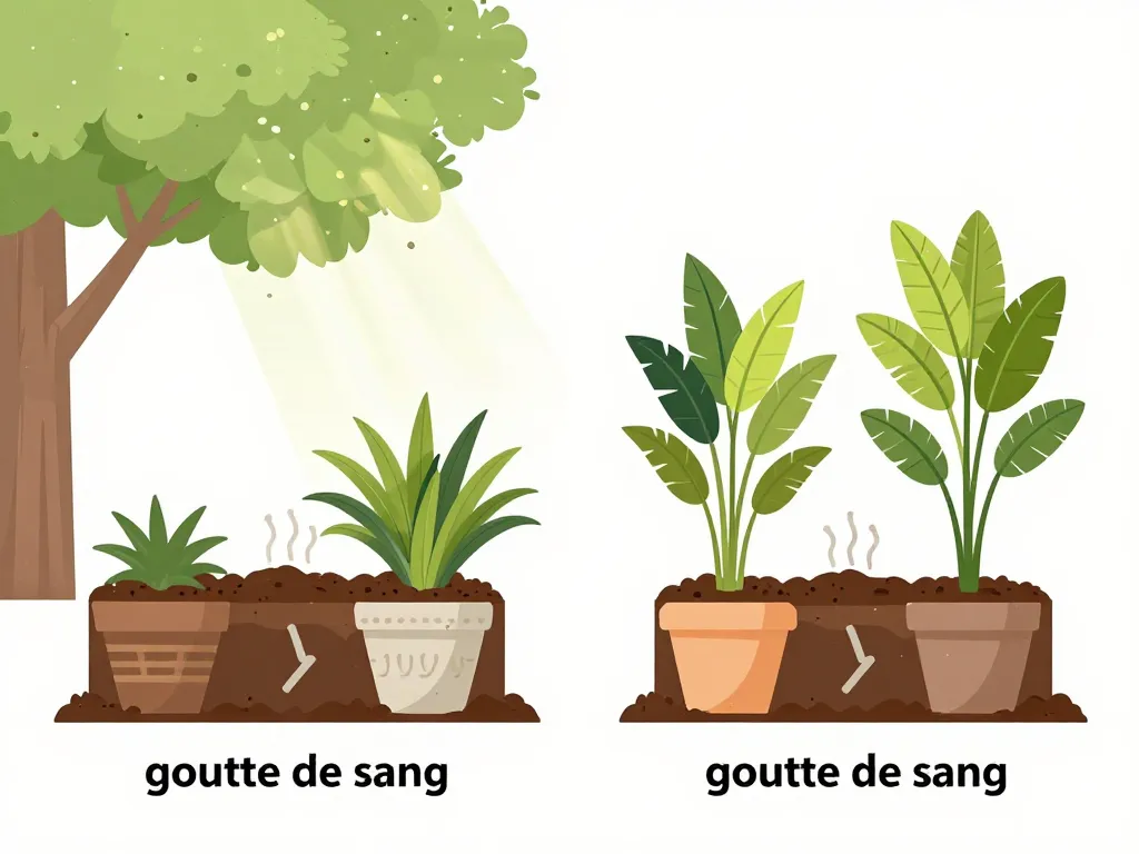 goutte de sang plante emplacement optimal exposition sol