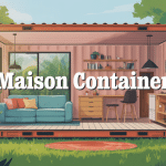 interieur maison container optimisé et chaleureux
