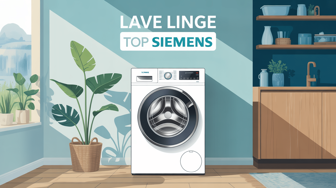 lave linge top siemens compact fiable efficace