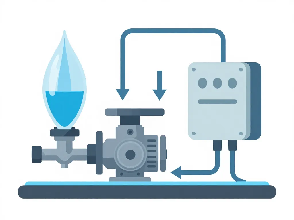 ma pompe ne démarre pas automatiquement schéma technique diagnostic