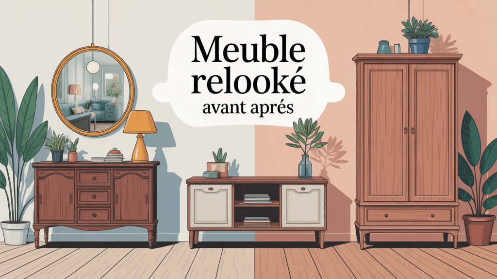 avant apres meuble relooké transformation design
