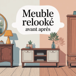 avant apres meuble relooké transformation design