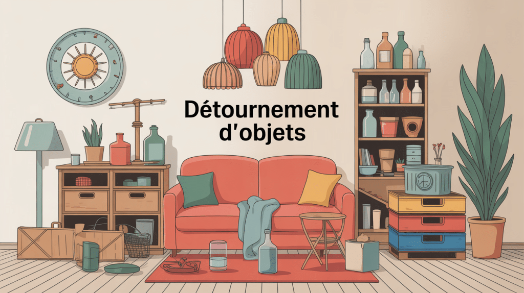 objet détourné de leur fonction pour la maison et la décoration