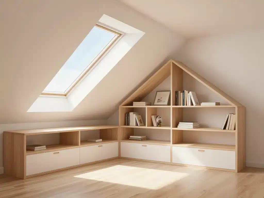 combles aménagés faible hauteur avec isolation et lumière naturelle