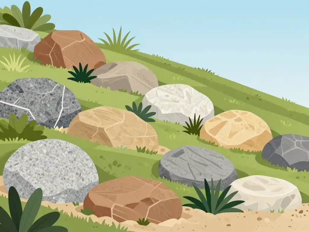Pierre enrochement différents types et terrain