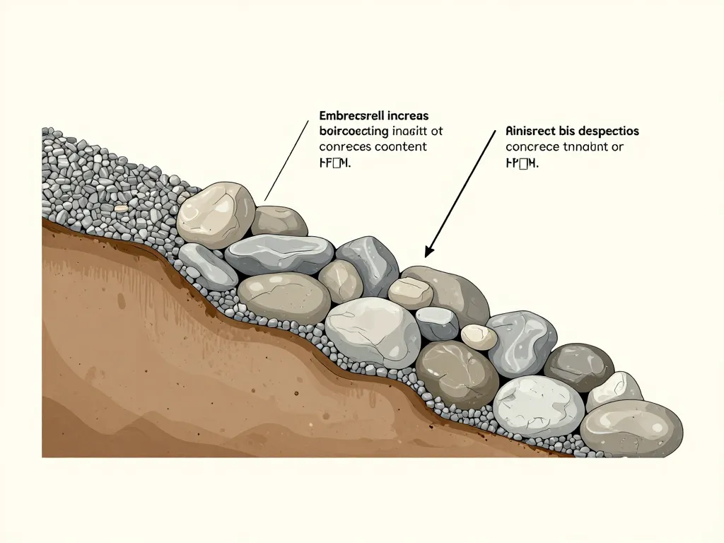 Diagramme pose pierre enrochement erreurs