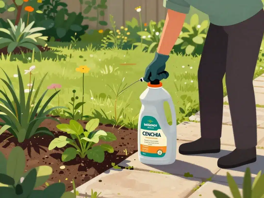 Recette désherbant naturel bicarbonate et vinaigre application jardin