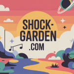 Illustration shockgarden.com univers musical coloré