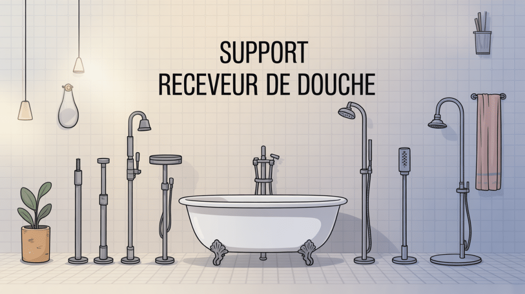 sur quoi poser un receveur de douche illustration des différents supports