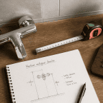 hauteur mitigeur douche sur plan de travail