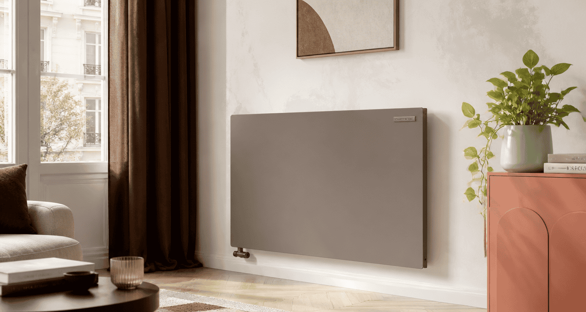 radiateur en acier pour chauffage central extra-plat salon