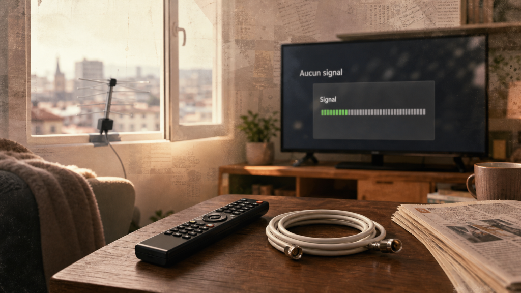 Antenne TNT en intérieur : réception difficile, signal instable, réglage et solutions