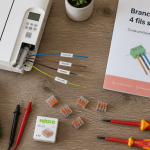 branchement 4 fils sur 3 fils radiateur électrique câblage