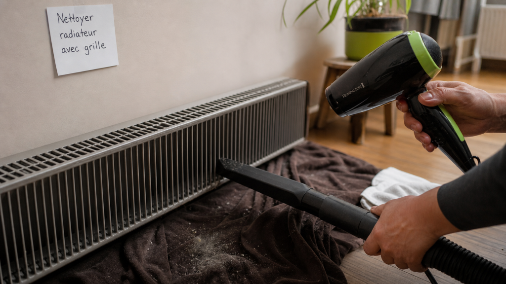 Comment nettoyer un radiateur avec grille : chasser la poussière sans démonter
