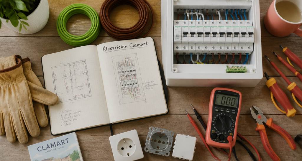 electricien clamart outils et tableau electrique