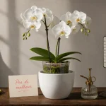 Offrir une orchidée porte malheur : pas de malheur, orchidée Phalaenopsis blanche
