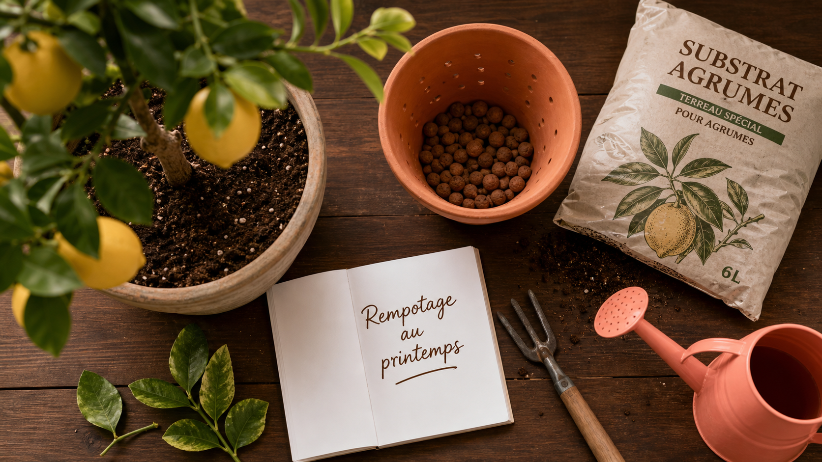 Quand rempoter citronnier : rempotage au printemps, 3 signes d’alerte