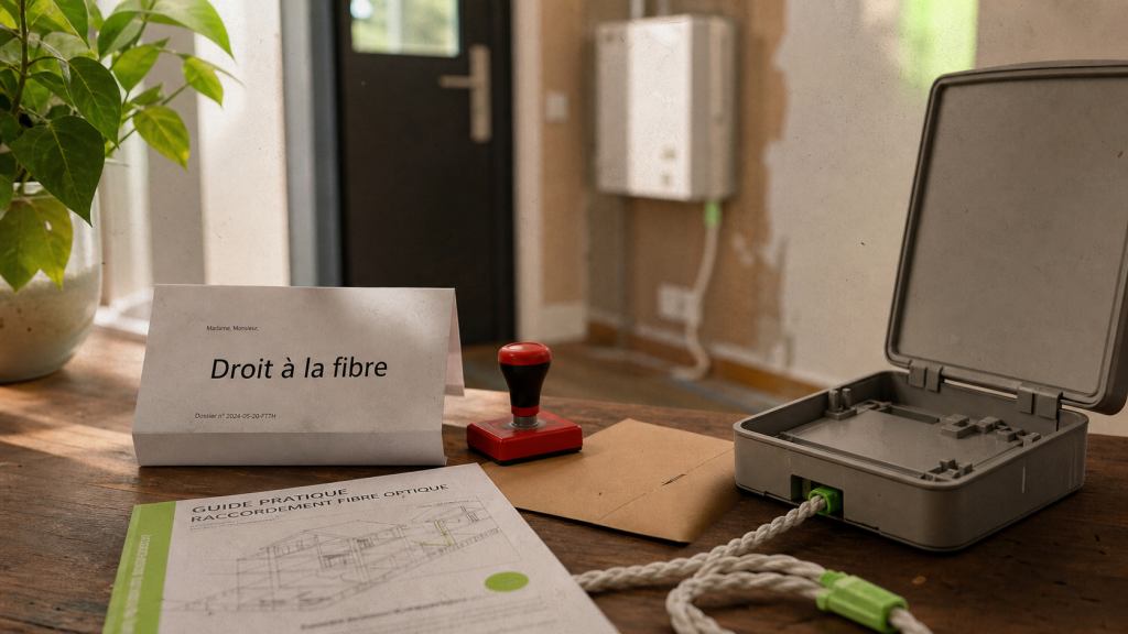 Autorisation installation fibre optique locataire : droit et démarches