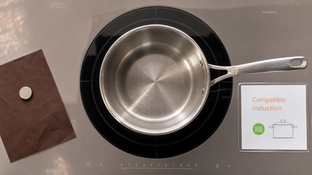 Fonctionnement plaque induction : casserole compatible sur plaque