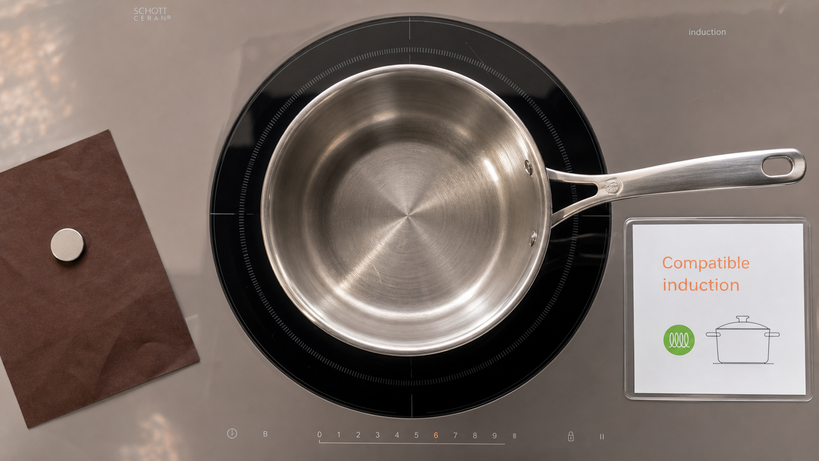 Fonctionnement plaque induction : casserole compatible sur plaque