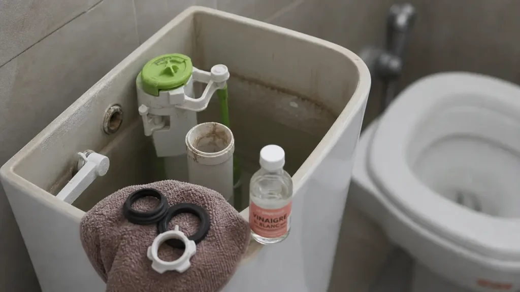 Fuite flotteur WC : réglage du flotteur pour éviter la perte d’eau