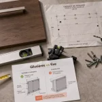 Installation porte lave vaisselle encastrable : glissières ou fixe pour habillage