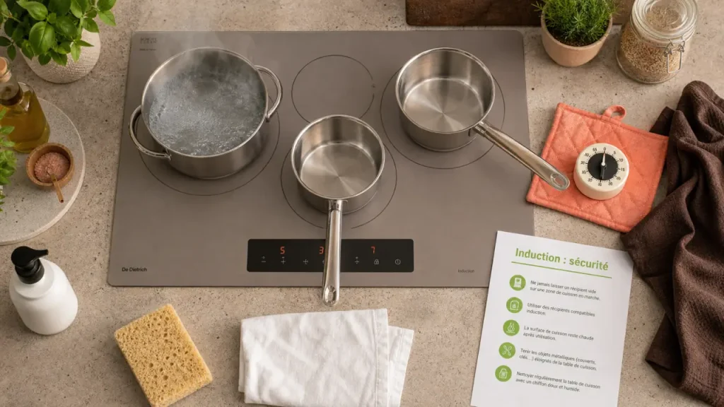 3 foyers et 3 000 W : le bon four fait la différence sur une cuisinière à induction