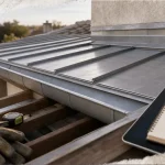 Pente toiture zinc : joint debout et agrafure sur toiture à faible pente