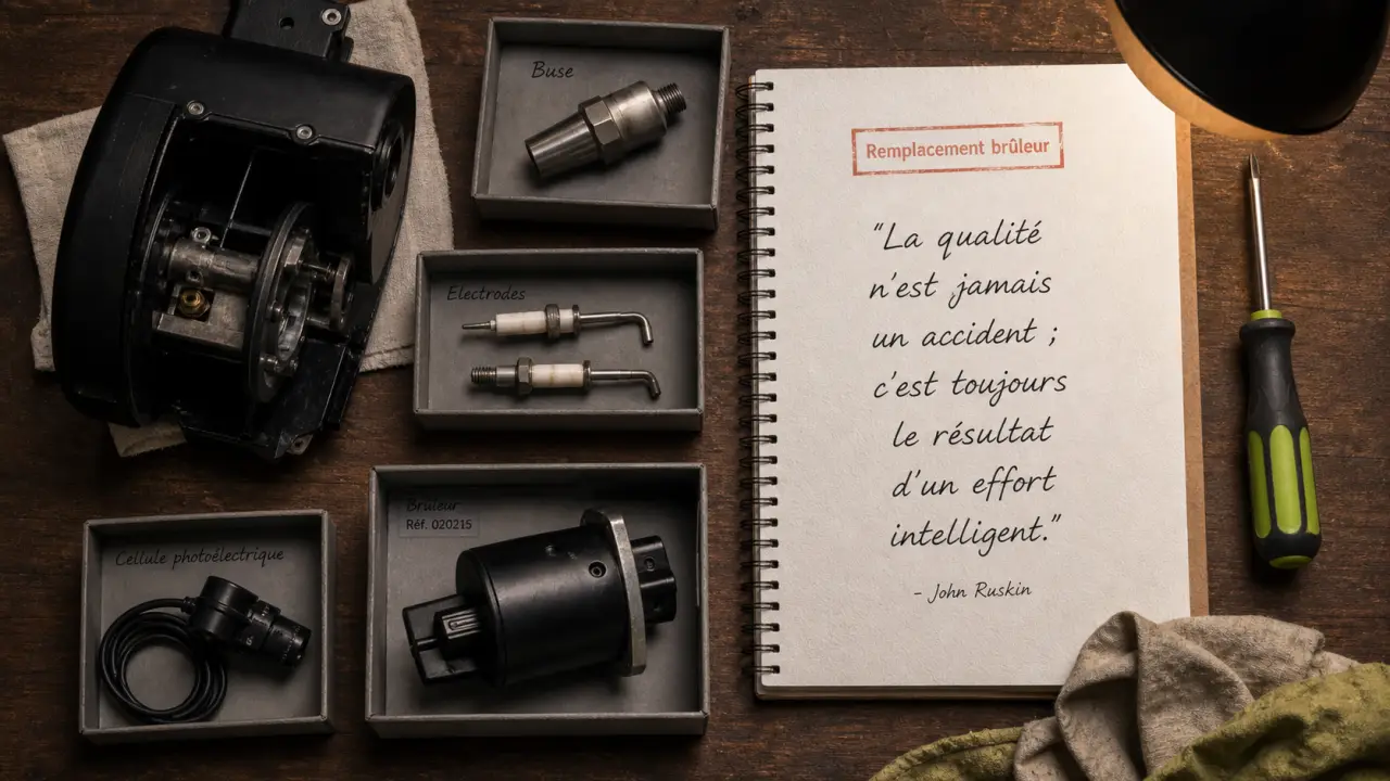 Prix remplacement brûleur fioul : coût de pose