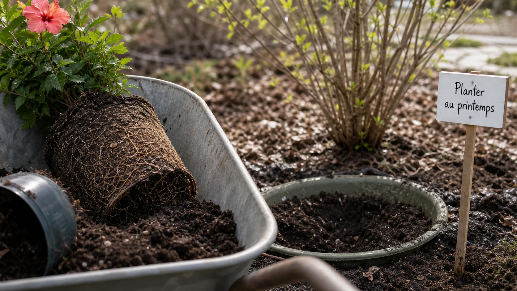 Quand planter un hibiscus en pleine terre : plantation au printemps, motte en conteneur et sol prêt