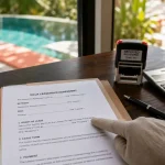 Achat maison Bali : documents leasehold et PT PMA près de la piscine