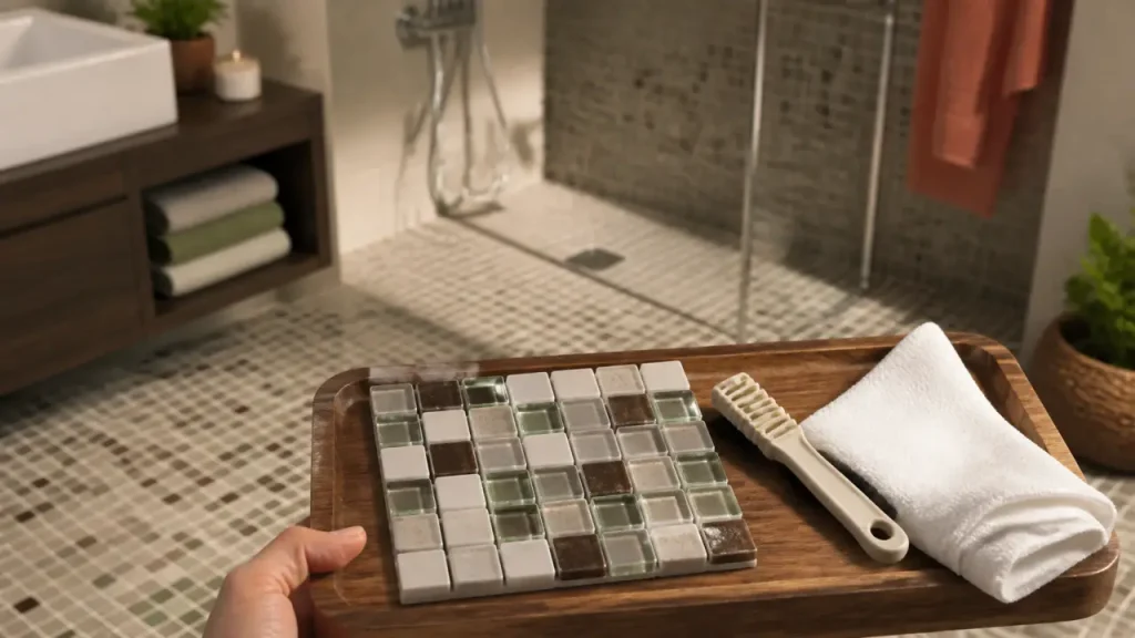 Carrelage mosaïque sol : quelle matière, quelle pièce, quelle finition ?