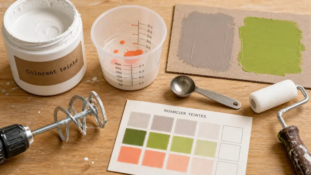 Colorant pour peinture murale : le guide pour réussir vos mélanges et obtenir la teinte parfaite